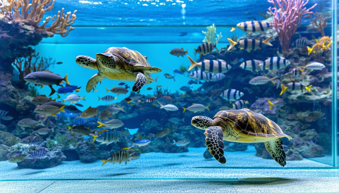 Marine animals at Aquaventure World Dubai